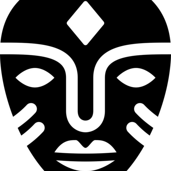 African Tribal Mask Miniaturansicht