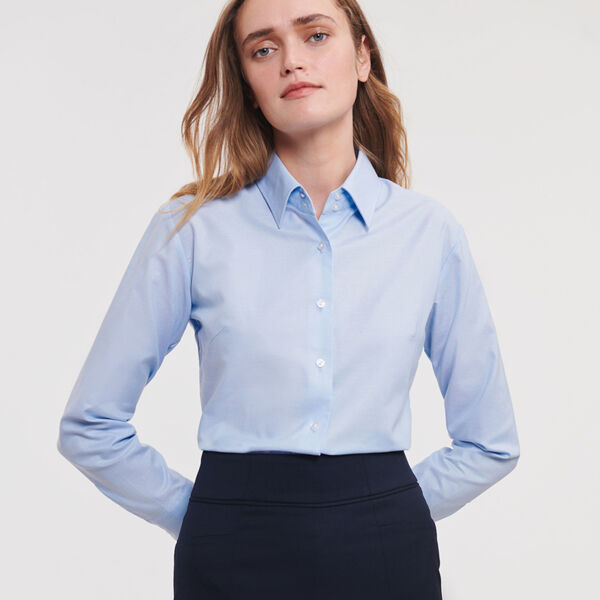 Oxford Bluse langarm Miniaturansicht