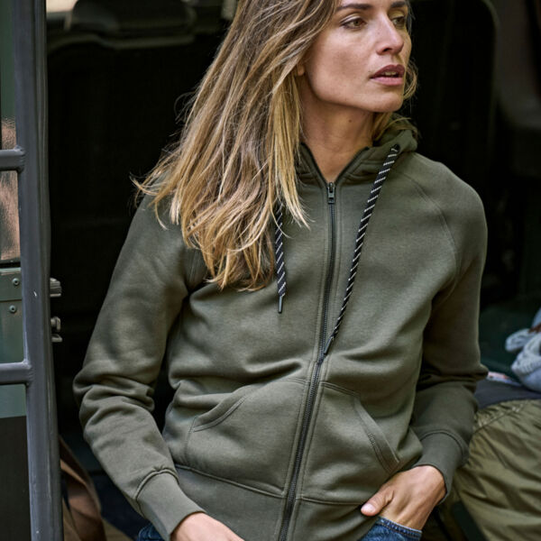 Damen Kapuzen Sweatjacke Miniaturansicht