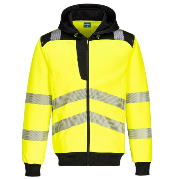 PW3 Warnschutz Kapuzenjacke mit Reissverschluss Miniaturansicht