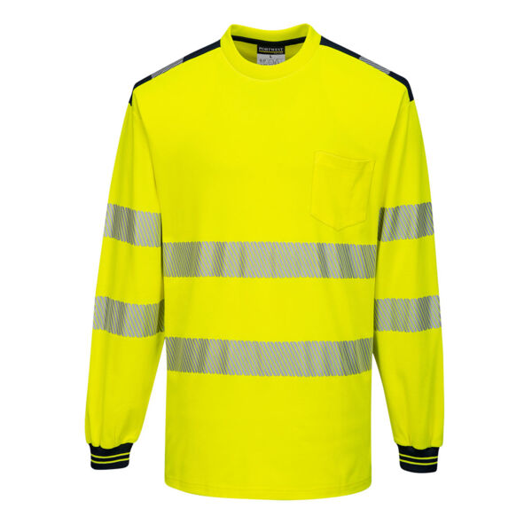  PW3 Warnschutz Cotton Comfort T-Shirt, langarm Miniaturansicht