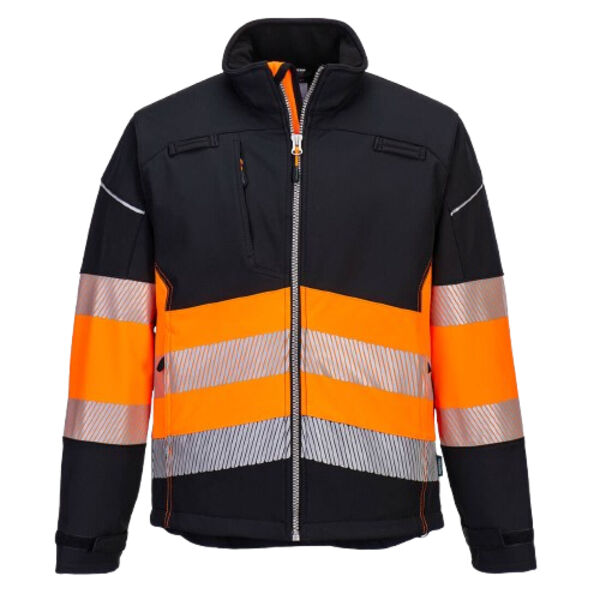 PW3 Warnschutz Softshelljacke Klasse 1 (3L) Miniaturansicht