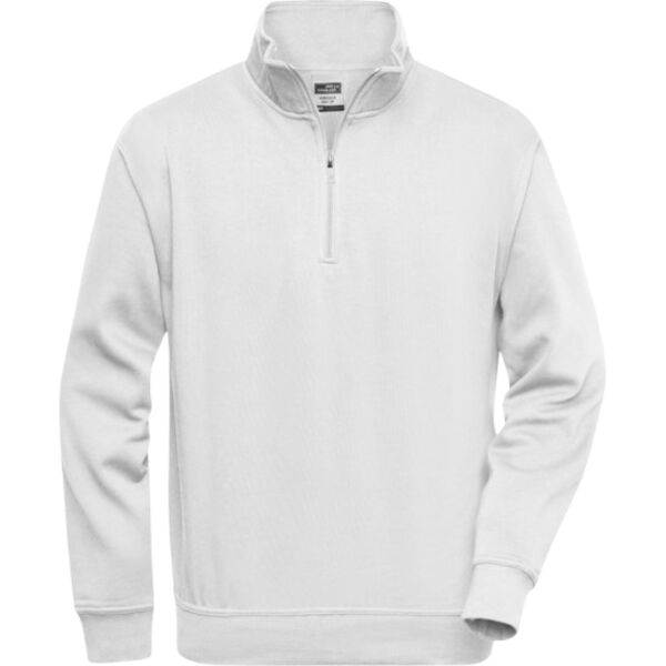 Workwear Sweater mit 1/4 Zip Miniaturansicht